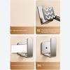 Wall Mount Router Power Strip Holder No Drill Multifunctional Wifi Placement Rack Carbon Steel Space Saving Wall Support Bracket