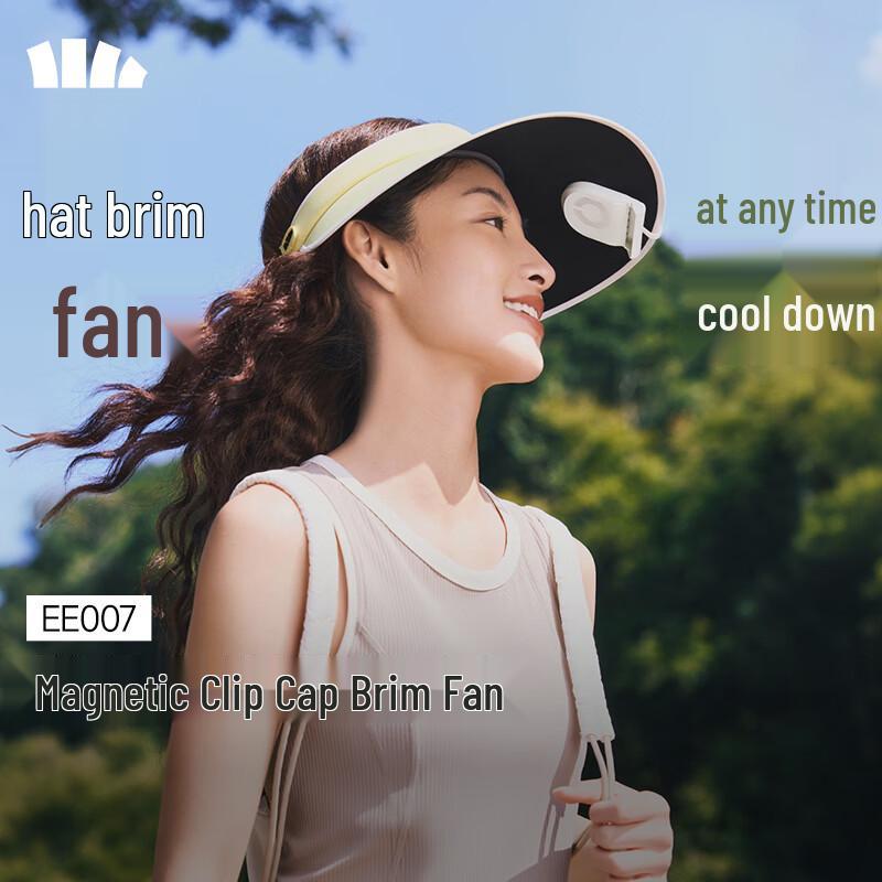 Beneunder Mini Clip-on Hat Fan