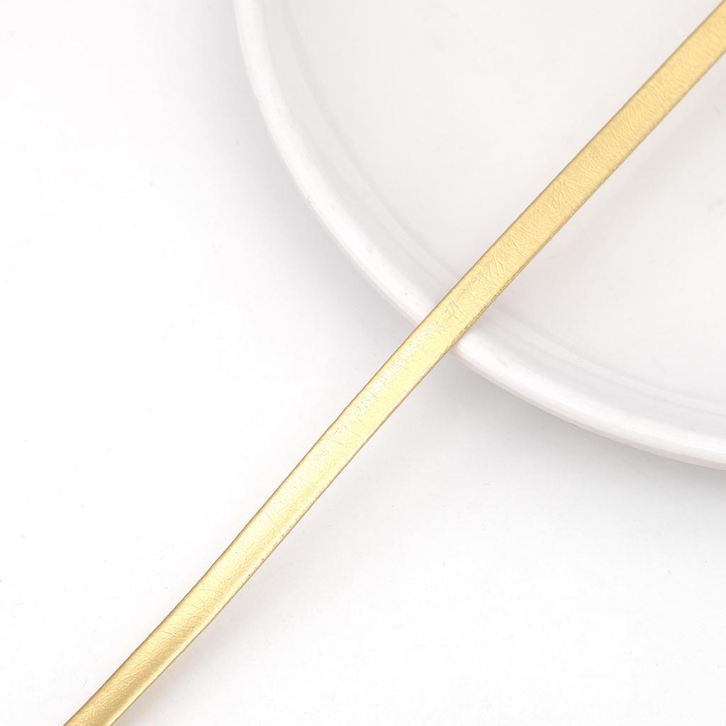 5Meter PU Shiny Leather Wrap Edge Strip DIY Supplies
