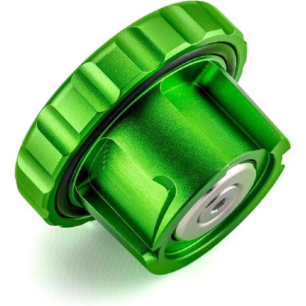 WeiSen Diesel Fuel Cap Aluminum Compatible With Dodge Ram 1500 2500 3500 Green Magnetic -2024