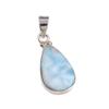 Natural Republic Larimar Gemstone 925 Solid Sterling Silver Pendant 1.25'' u4H27