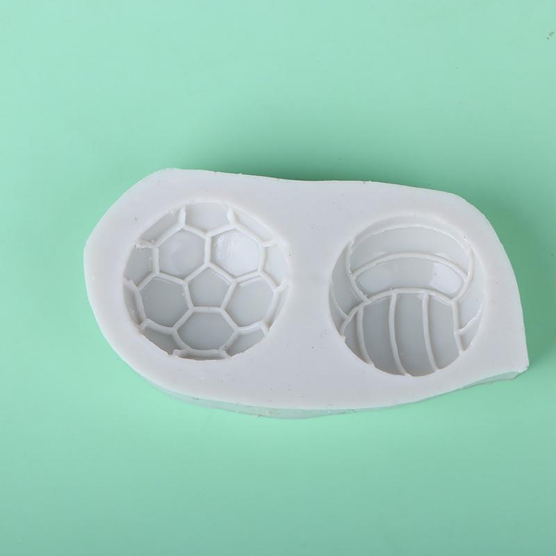 1Pc Basketball Baseball Volleyball Football Silicone Mold Diy Sugarcraft Cupcake Baking Mold Fondant Cake Decorating Tool