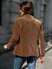 Spring New Arrivals  Velvet Elegant Slim Fit Pocket Blazer