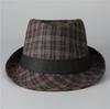 Dad Hat Men'S Autumn And Winter Outdoor Warm Old Man Top Hat Casual Plaid Jazz Hat In The Elderly Gentleman Hat