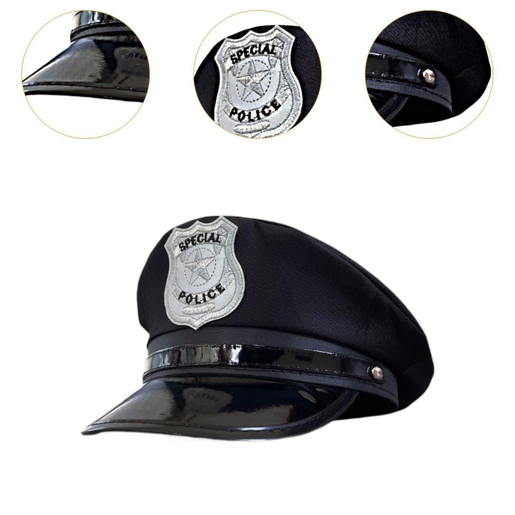 Cappello da Poliziotto per Bambini Novità Poliziotto Agente di Polizia Cappello da Poliziotto per Regali Palcoscenico Festa Oggetti di Scena Gioco di Ruolo Vacanza