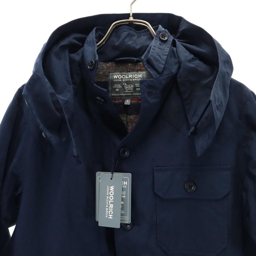 Unused WOOLRICH Field Jacket S Navy Parker Men's Used