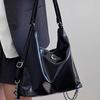 Fashion Backpack Women PU Leather Shoulder Bags Small Black Bagpack Commuter Chain Large Capacity Tote Bags