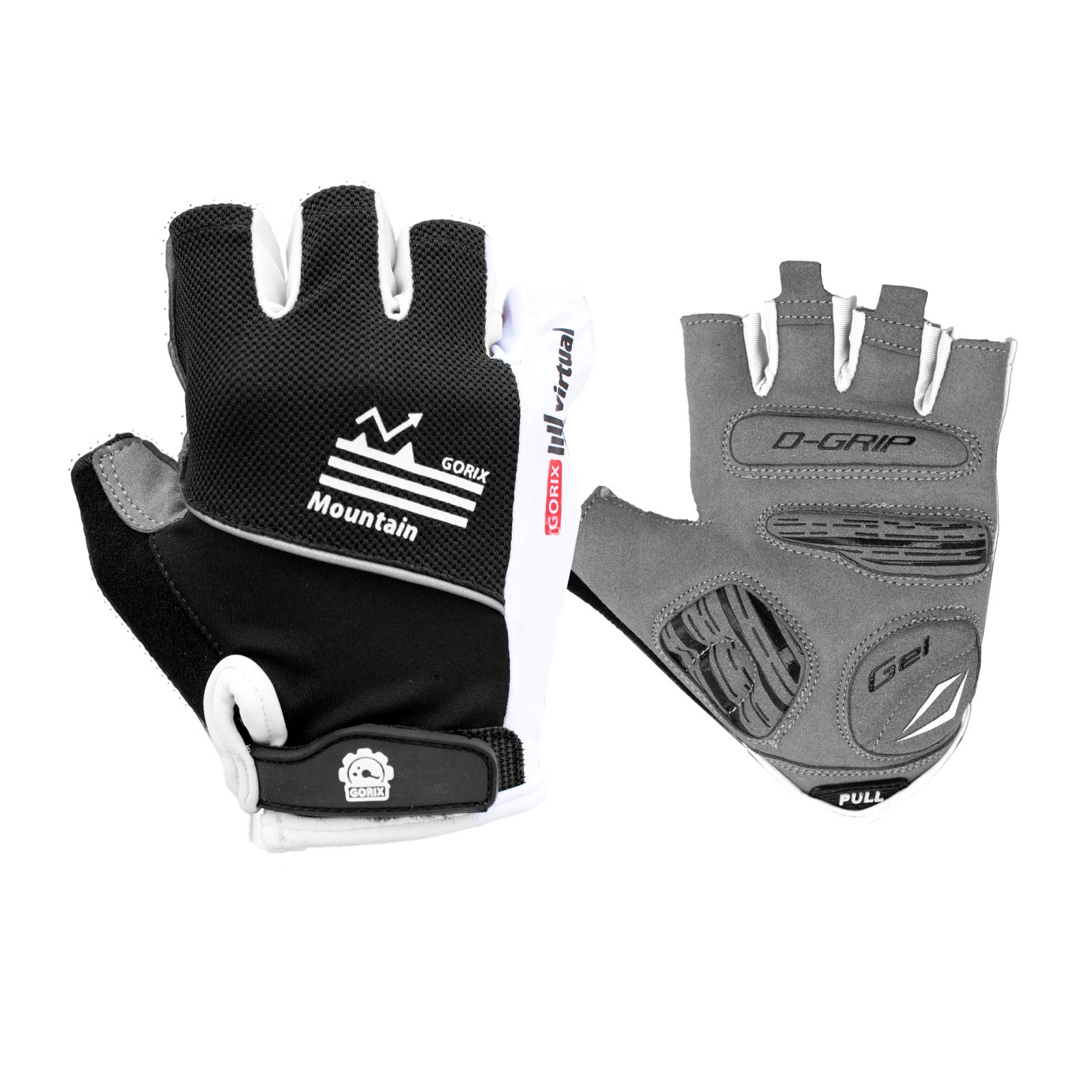 

GORIX Велоперчатки без пальцев Дорожные (GW-TS7049) Перчатки для смартфона/велосипеда, Весна/Лето, Стильные, Мужские, Женские, Велосипедные и т.д.. (Белый, М) белый