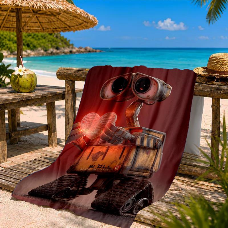 Heart In Space Adventure Beach Towel Microfiber Beach Towel, Lightweight and Quick-Dry, for Summer Travel, Swimming Pool Fan Birthday Gift