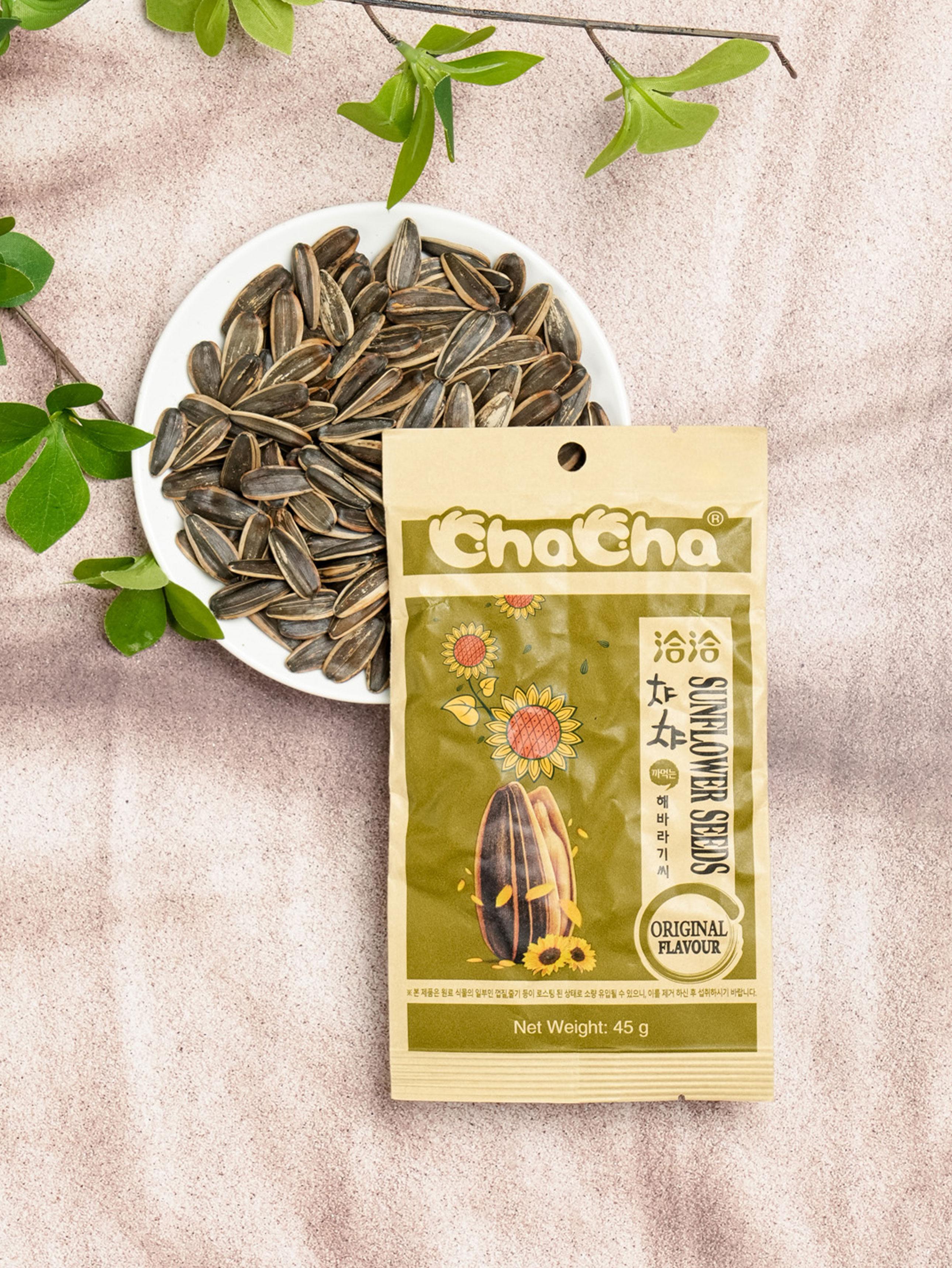 Chacha Roasted Savory Sunflower Seeds 45g 1ea