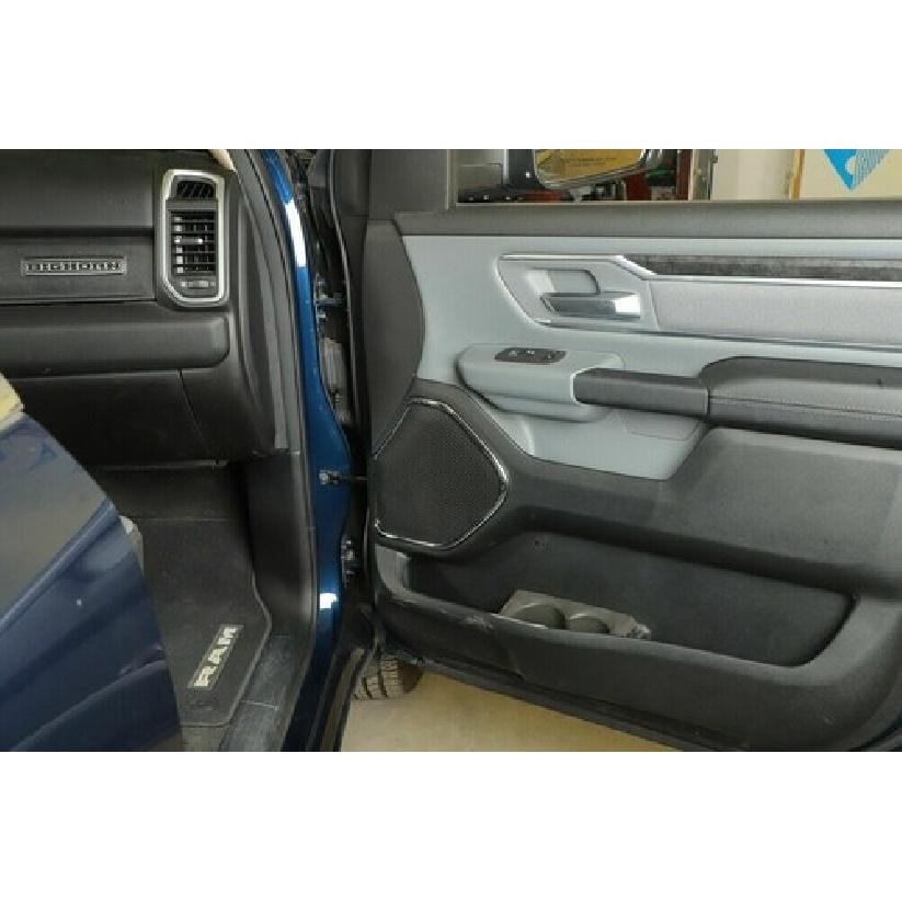 Chrom Innentür Lautsprecher Zierabdeckung Blenden Für Dodge Ram 1500 2018+ Zubehör