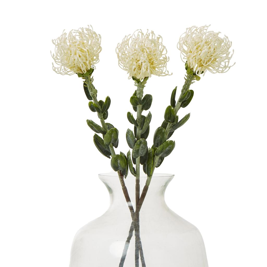 Hill Interiors Pincushion Protea Spray Artificial Flower