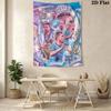 Forever MCFC BlueWall Hanging Printed Fabric Blanket Decorative Tapestries for Bedroom Living Room Home Decor