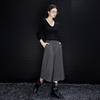 Demana Women's Winter Smart Warm Pleated Wide-Leg Cropped Pants