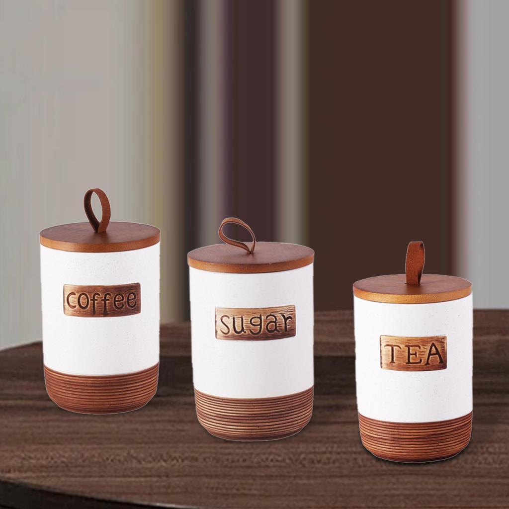 Vorratsglas Luftdichter Behälter Kreativer Moderner Handgefertigter Halter Zubehör Salz