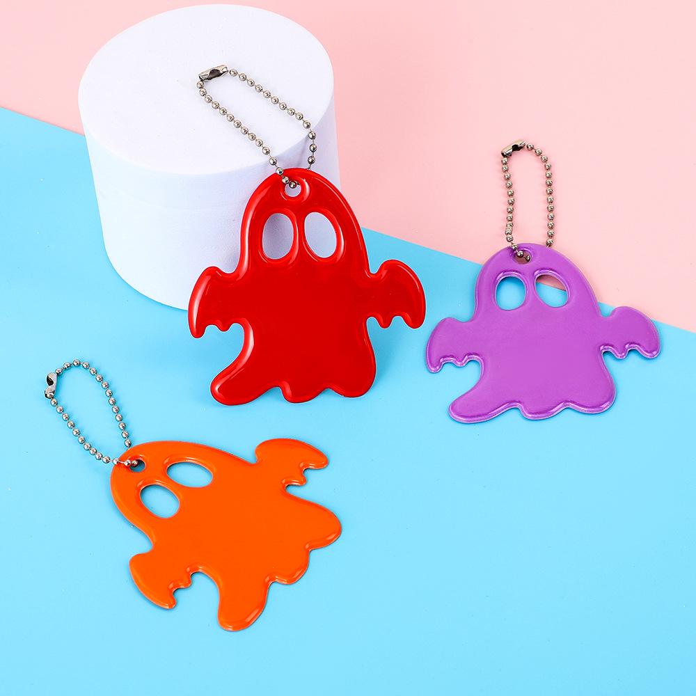 Ghost Reflective PVC Safety Pendant for Outdoor Cycling Backpacks
