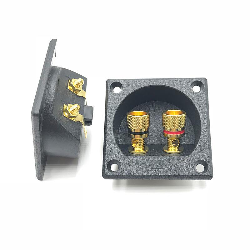 Car Stereo Speaker Box Terminal Round Spring Cup Connector Subwoofer Plug Speaker Terminal Cup Round Spring Cup Subwoofer Plug