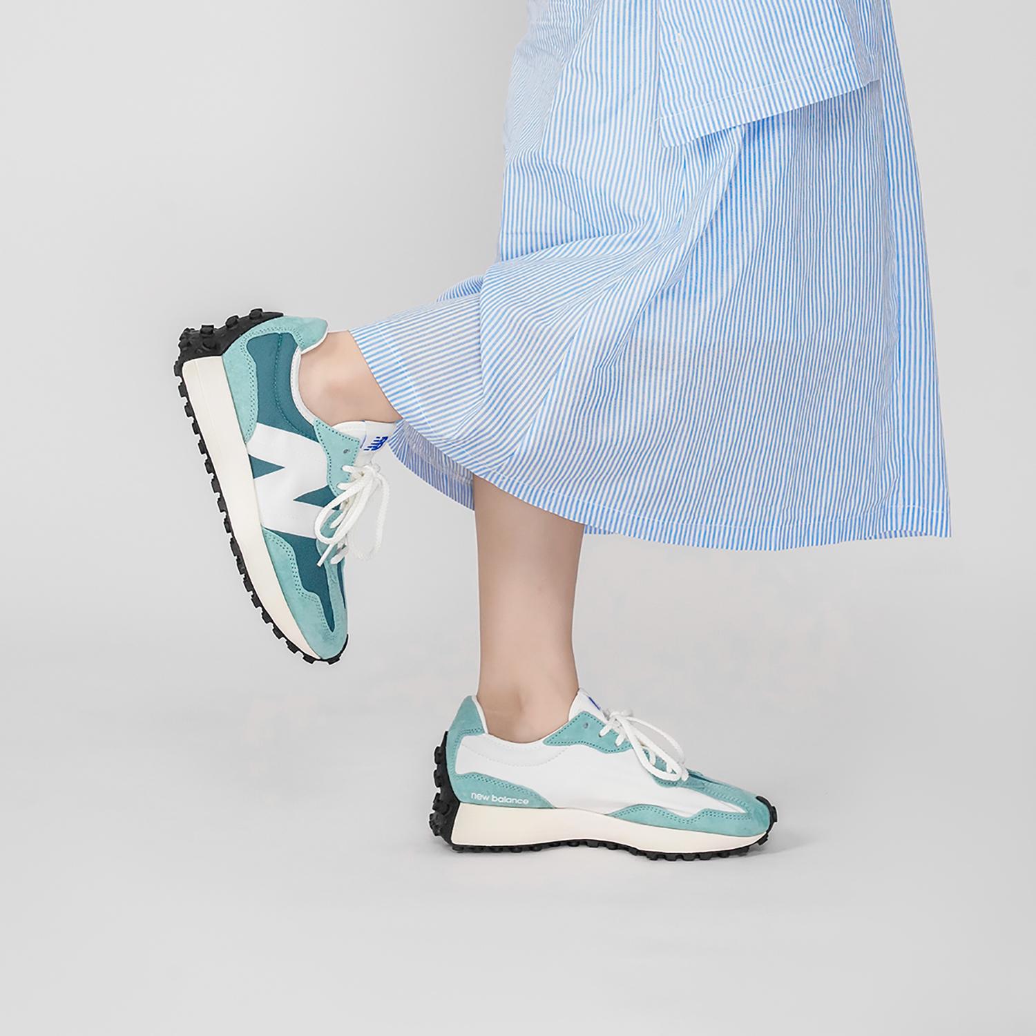 New Balance 327 Storm Blue Deep Sky женские кроссовки WS327LE1 36 — фото 6