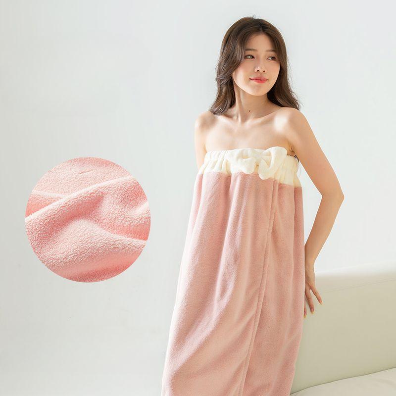 

Женские носимые халаты Мягкие и приятные для кожи Впитывающие банные полотенца Домашний текстиль Полотенца для ванной Бытовые one size