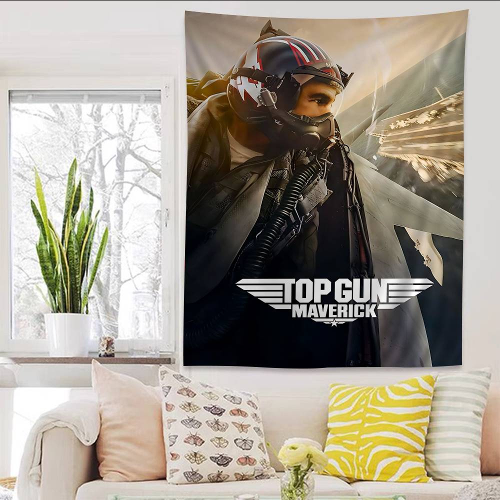 Classic Action Movie TTop GGun Colorful Tapestry Wall Hanging Bohemian Wall Tapestries Mandala Wall Art Decor