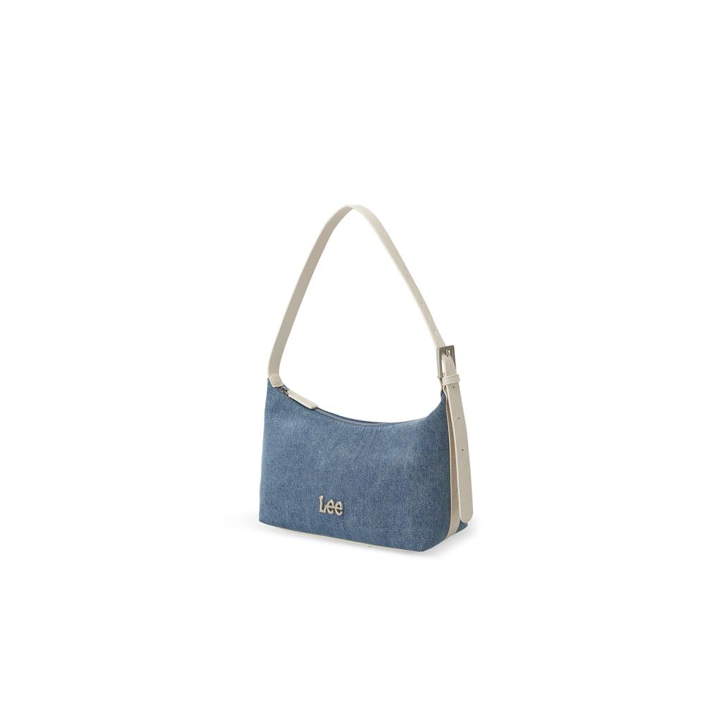 New Lee PU, Textile Mixture Shoulder Bag Women's Blue Black/Denim Blue LE250145M