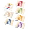 6 Pack Cat Qtip Toy with Catnip Cotton Swab Cat Toy Kitten Chew Dental Teething Ropes for Boredom Exercise & Digestive Aid