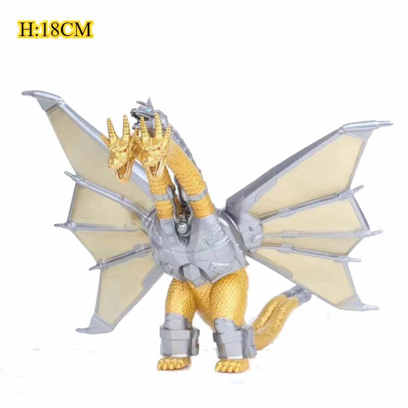 Anime Movie Godzilla Series Action Figure burning godzilla VS King of Monsters PVC soft rubber model Joint mobility Kid Toy Gift