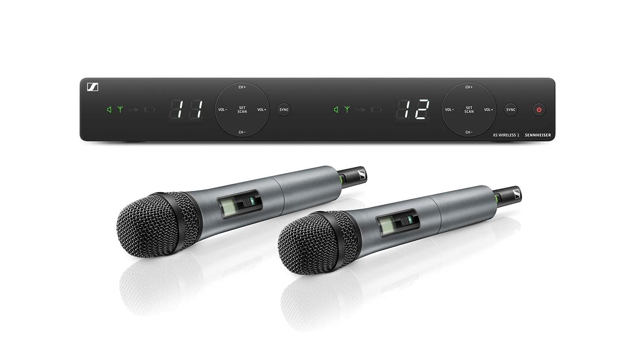 

Sennheiser XSW 1-825 DUAL-JB 2ch Vocal Set (Includes SKM 825) [508912] Easy-to-use wireless microphone чорний