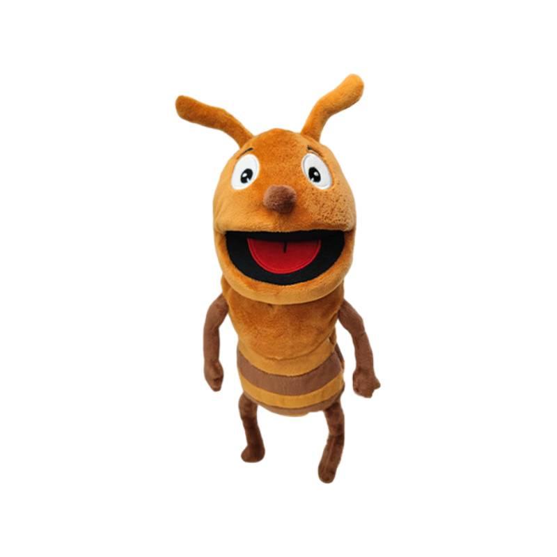 Insect Ventriloquist Puppet Plush Toy For Children's Storytelling Caterpillar Shape Soft And Huggable