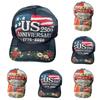 Men's And Women's American Anniversary Commemorative Digital Print Baseball Cap For Adults With Retro Elements