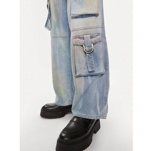 Джинсы Pinko Accesa 103246 A1PI цветной Relaxed Fit