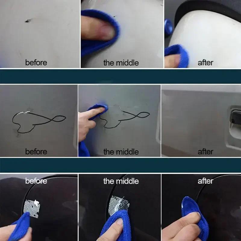 1/5PCS Car Paint Repair Agent Scratches Repair Polishing Wax Car Scratch Paint Care Agent Automobile Maintenance Scratch Removal