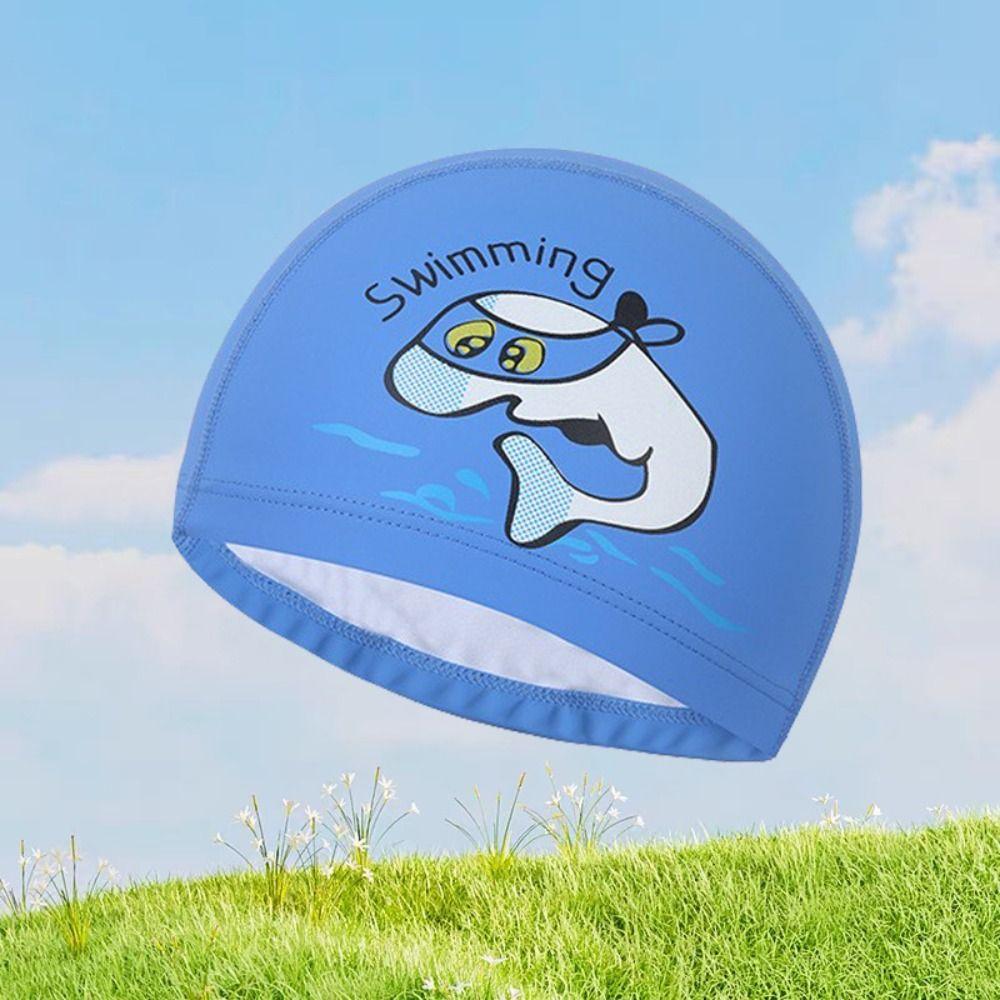 Clear Vision Children's Swimming Cap Waterproof Boys Swimming Caps  Boys and Girls