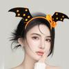 Cute Bat Wing Shape Hair Hoop Women Spa Wash Face Makeup Headband for Photoshoot Halloween Party Hair Accessories