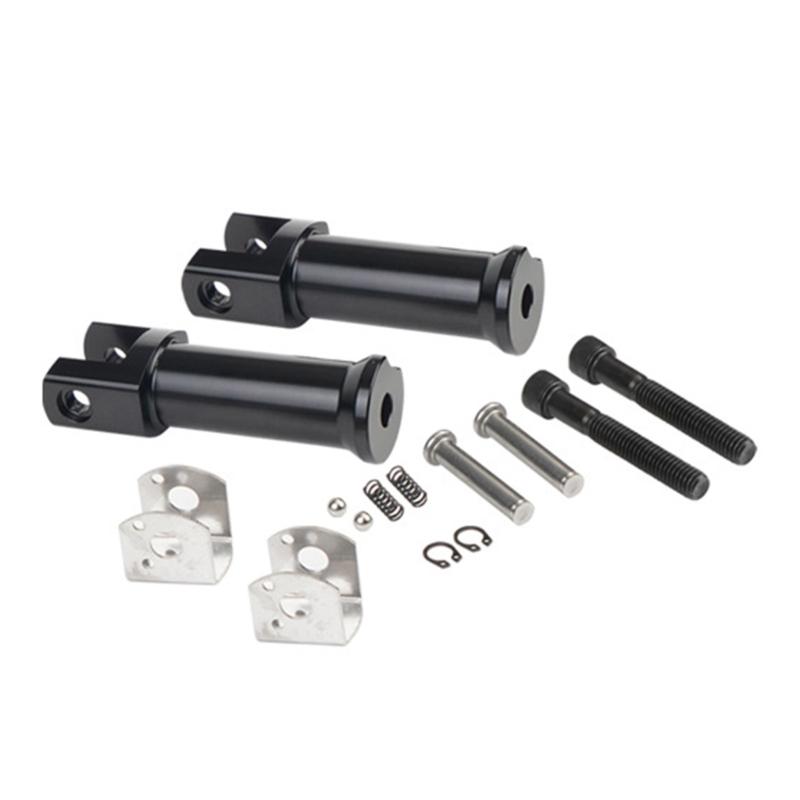 

Foot Rest Brackets Metal Footpeg Support Motorcycle Passenger Footpeg Supports Left Right Foot Pegs for 2018-2024 1 чёрный