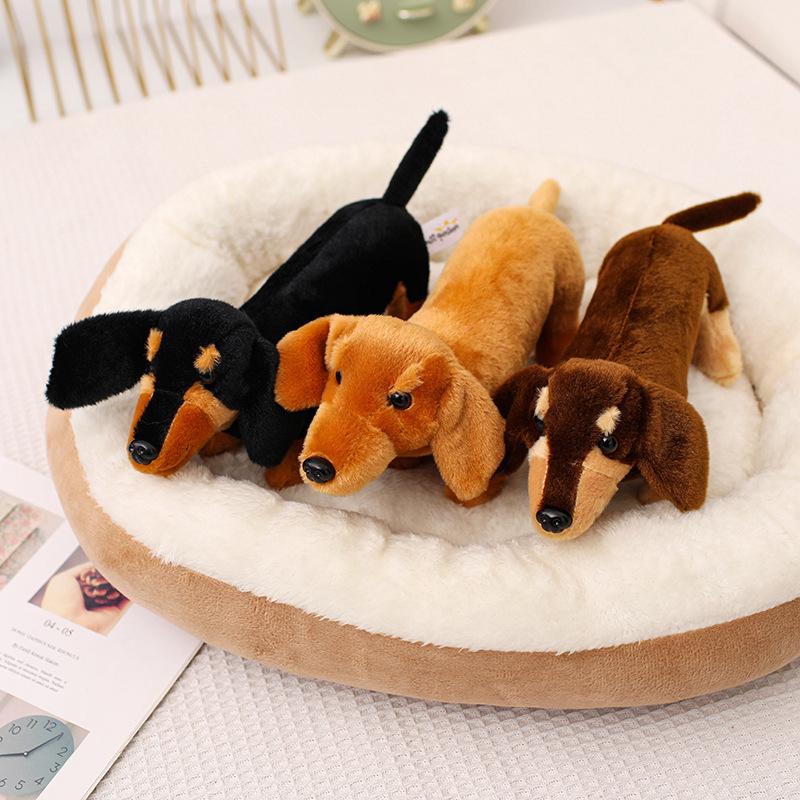 Blacktan Coffee Dachshund Dog Plush Stuffed Animal Douglas Spats Simulate Verisimilitude Birthday Gift For Children