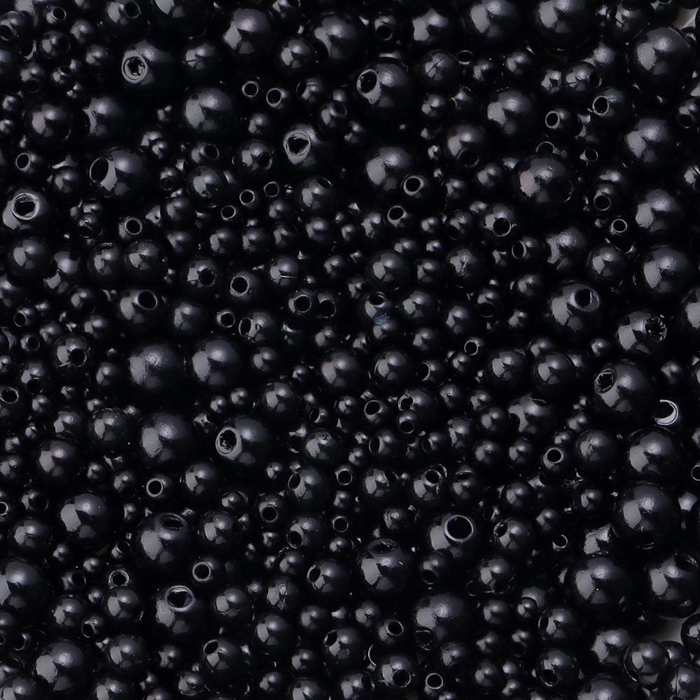 3/4/5/6/8mm ABS Imitation Pearl Beads Color Loose Round Beads For Jewelry Making DIY Handmade Necklace Bracelet Accessories