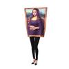 Halloween Costumes Funny Spoof Mona Lisa Cartoon Mural Costumes Campus Events Party Costumes