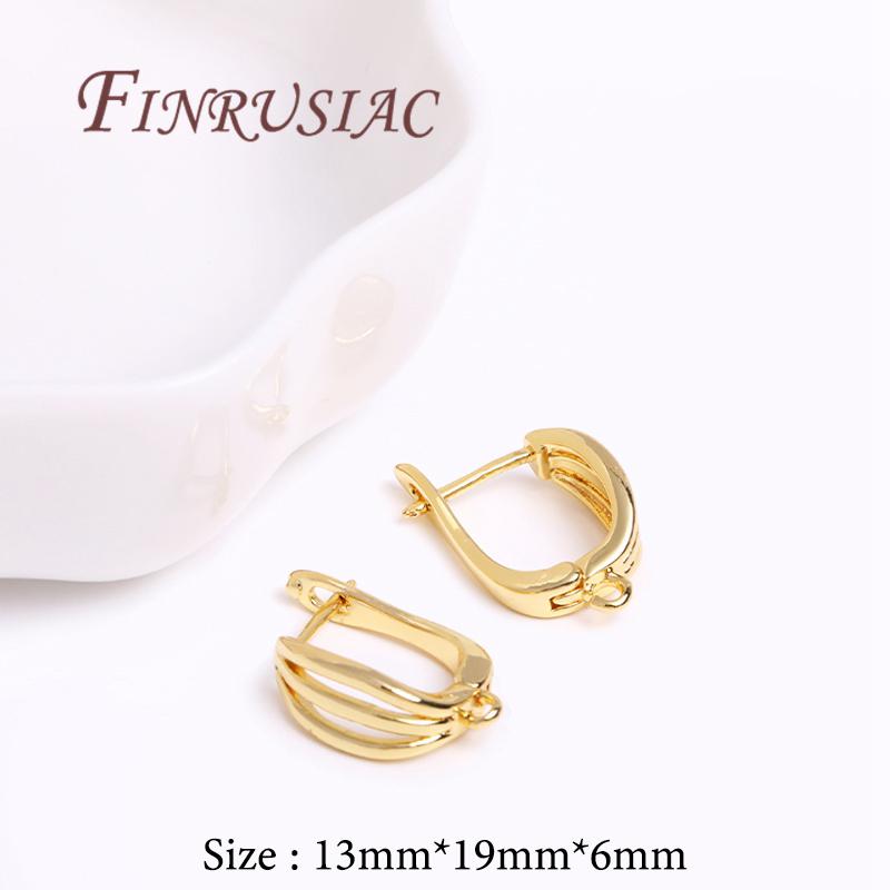 Multi Styles 18K Gold Plated Earwires,Fasteners For Earrings,Hooks For Earring DIY Jewelry Making Supplies,Earring Hook Clasp