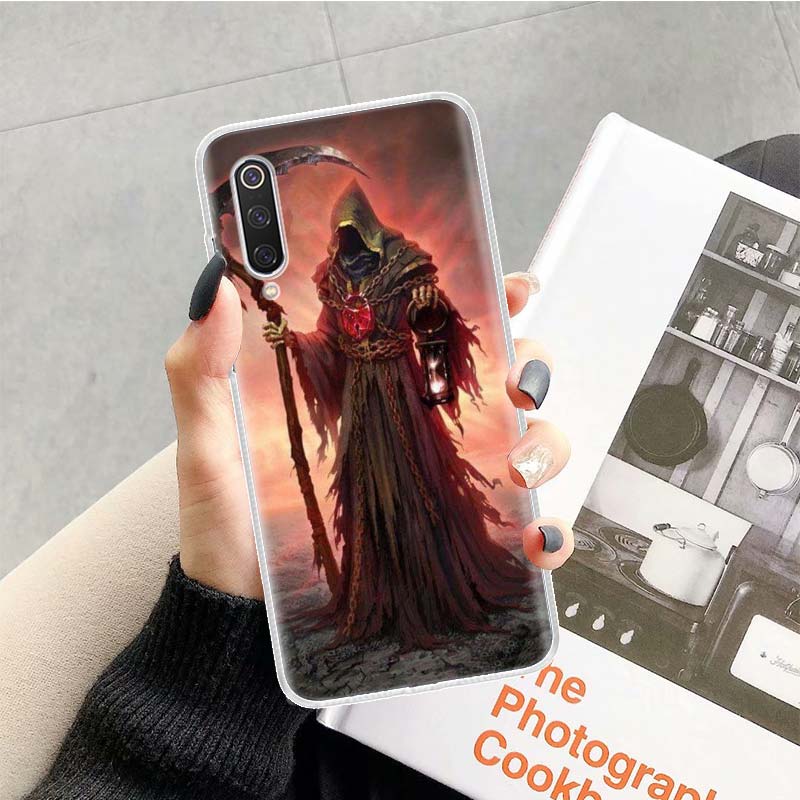 Skull Skeleton Grim Reaper Phone Case For Xiaomi Redmi Note 13 14 15 Pro Plus 12S 12 14S 11S 11E 10 10S 11 11T 5G 4G Cover Coque