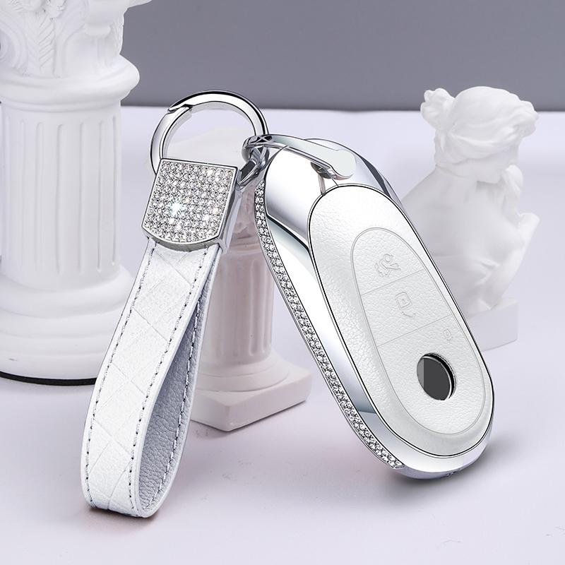Luxury Diamond Car Remote Key Fob Case Key Cover For Mercedes Benz  C Class S Class W223 S350 S400 S450 S500 C200 C260