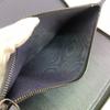 PRADA 2ML220 Logo Organizer Travel Case Passbook Case Witte Loglein leather Purse black leather Used