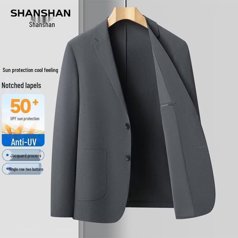 Shanshan Men's 2026 Spring Lightweight Business Casual Suit Jacket