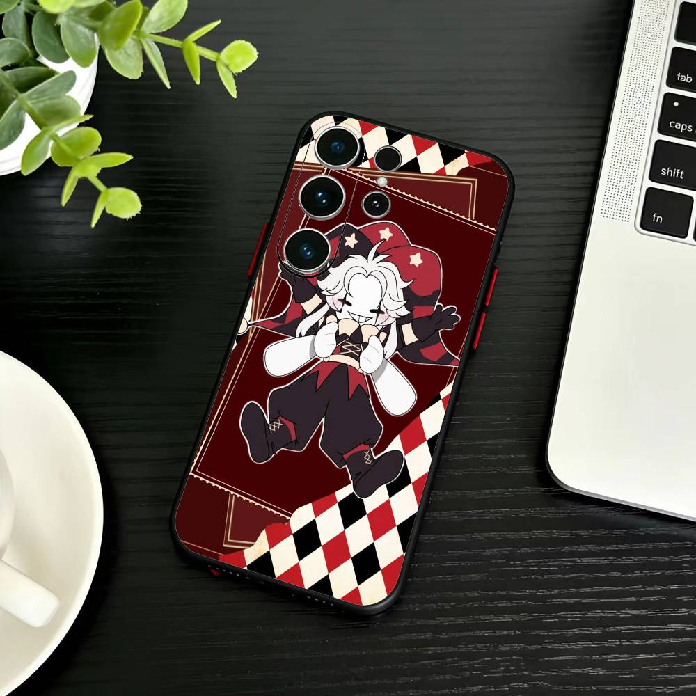 

The P-Freak Circus Phone Case For Samsung S26,S25,S24,S23,S22,S21,S20,Ultra,Plus,FE Black Soft Cover Samsung S22ULTRA5G