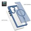 Luxury Frosted Clear Magnetic Case For Samsung Galaxy Z Fold 7 6 Matte Skin Feel For Magsafe Wireless Charging Protective Cover