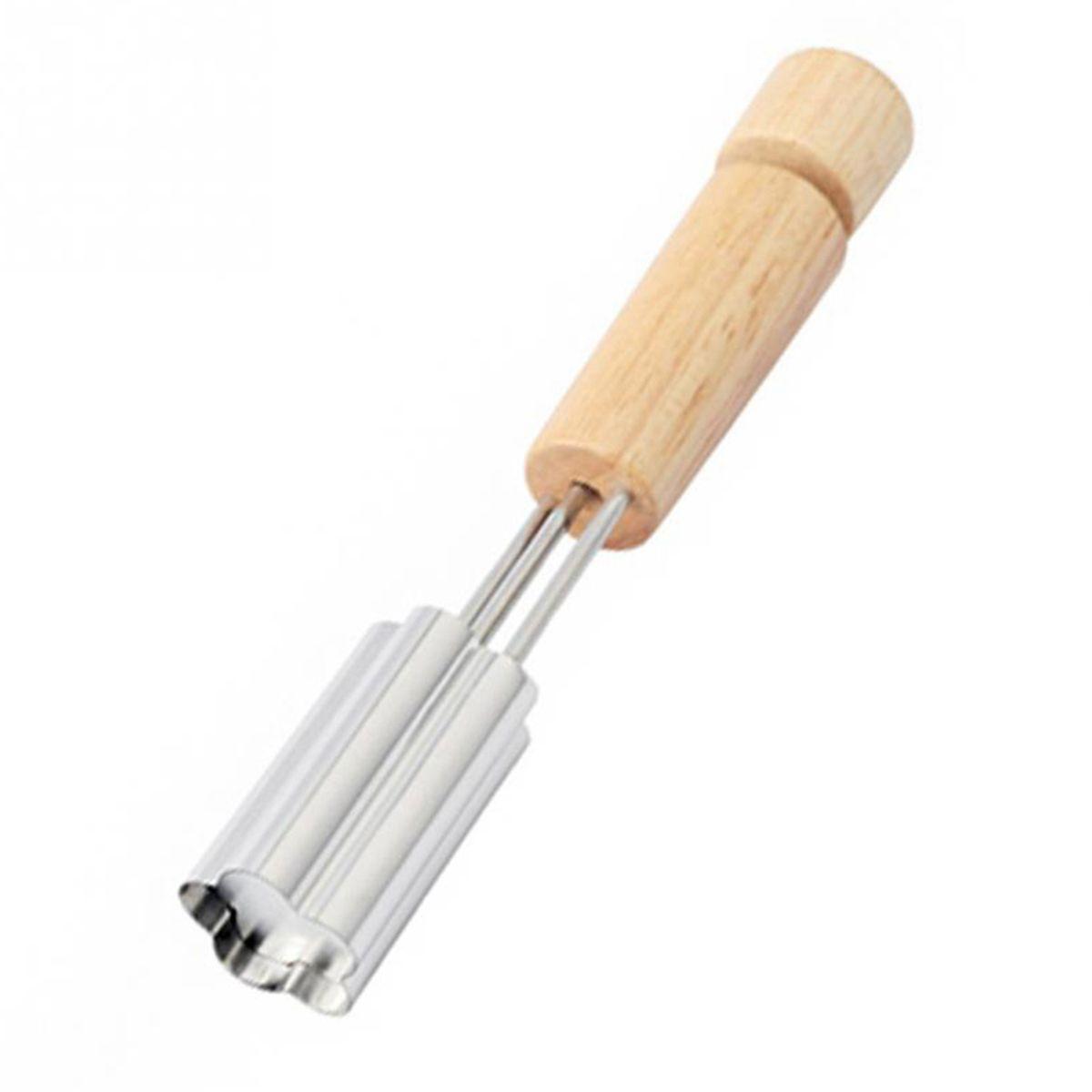 

Steel DIY Homemade Wooden Handle Biscuit Stamps Baking Tool Fruit Cutter Shapes Cookie Mold Flower