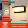 Waterproof Wall-Mounted Warm Light Sensor Lamp for Villa, Courtyard, Balcony, Aisle, Corridor, or Doorway.