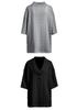 2025 Men's Summer Loose V-neck Knit T-shirt - Casual Short Sleeve, Plain Color Sports Tee