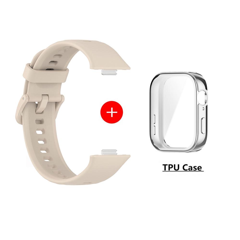 Silikonový řemínek pro hodinky Huawei Watch Fit 3 náhradní řemínek pro Huawei Watch Fit3 Řemínek s ochranným pouzdrem