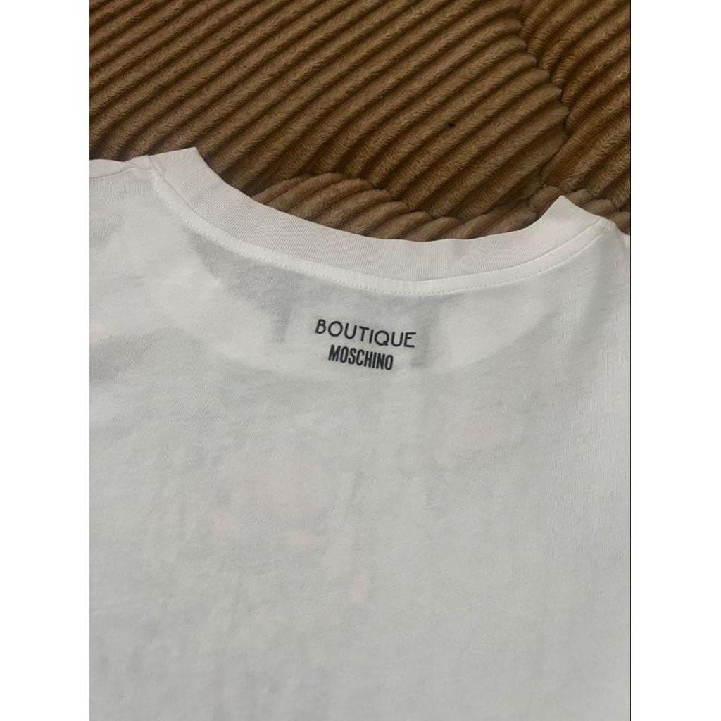 Used [Good condition] Boutique MOSCHINO Moschino short sleeve T-shirt white